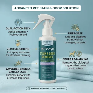 Active Enzyme and Probiotic Pet Stain and Odor Remover 150ml Lavender Vanilla Urine Destroyer Private Label