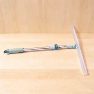 Adjustable 180 Rotatable Stainless Steel Reusable Silicone Floor Squeegee Window Glass Bathroom