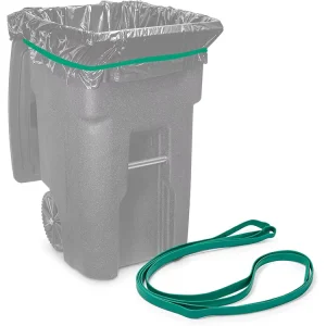 Adjustable Elastic Rubber Band Cord for Large Trash Can Garbage Bags