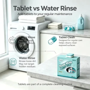 Advanced Anti Corrosive High Activity Enzyme Formula to Protect Internal Components and Metal Parts Washing Machine Tablets