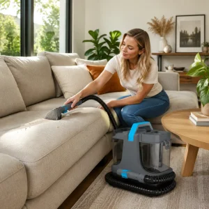 Advanced Steam Upholstery Cleaner with Self Cleaning Hose System Carpet Sofa Washing Machine