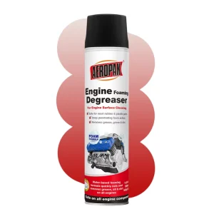 Aeropak 650ml Aerosol Tinplate Foaming Engine Cleaner Spray Removes Oil Stains Prolongs Service Life Quickly Clean Dry Unscented