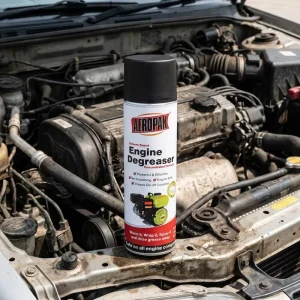 Aeropak Premium Solvent Based Heavy Duty Degreaser Professional Car Detailing 500ml Tinplate Aerosol Engine Cleaner