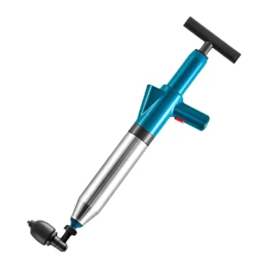Air Powered Drain Blaster Pump and Toilet Plunger for Clogged Toilets, Sinks, and Drains