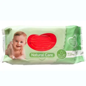 Alcohol-Free Eco-Friendly Nonwoven Antibacterial Baby Wet Wipes 80pcs Individually Wrapped Soft Paraben-Free Gentle Cleansing