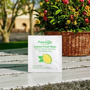 Alcohol-Free Scented Wet Tissue Greeting Refreshment Wet Wipes for Daily Cleansing Thanks Use Wet Wipes
