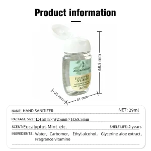 Alcohol Hand Sanitizer Gel Instant Clean OEM ODM Factory Supply