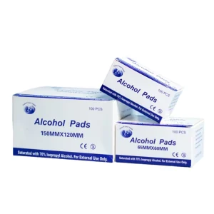 Alcohol Prep Pads Individually Wrapped 70% Isopropyl Alcohol Wipes for Disinfection and Cleaning