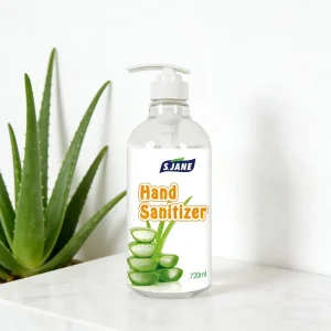 Alcohol Waterless Hand Sanitizer Gel 720ml Large Capacity Safe for Daily Hand Cleansing Kills 99.99% Bacteria