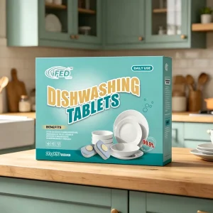 All Purpose Deep Cleaning Dishwashing Tabs High Active Enzyme Formula Removes Toughest Food Stains