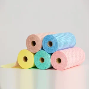 All Purpose High Water Absorption Durable Viscose+Polyester Easy Drying Kitchen Use Printing Cleaning Cloth Hydro entangled