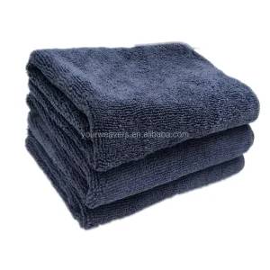 All Purpose Household Cleaning 450GSM 16x16in Auto Detailing Buffing Polishing Car Wash Towel Gray Microfiber Cleaning Cloth