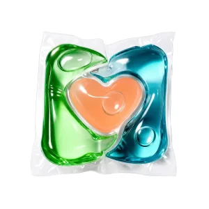 All-in-1 Heart Laundry Pods 80% Active Ingredients Deep Clean High Foam Detergent