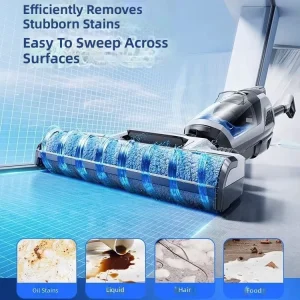 All-in-One Automatic Self-Cleaning Floor Scrubber Vacuum Mop for Household Use