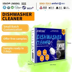All-in-One Dishwasher Detergent Tablets with Grease Remover 15g 24 Pieces per Box
