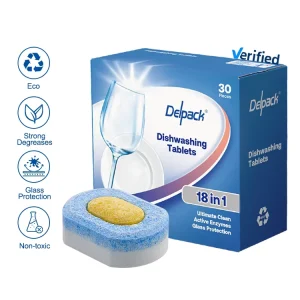 All in one 3 Color Super Degrease Cleaning Deep Stain Removal High Concentrated Natural Dishwashing Dishwasher Tablet