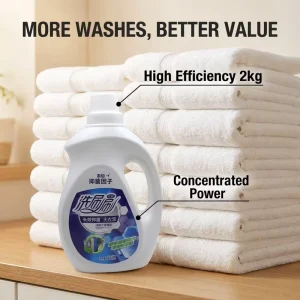 All purpose 2kg Laundry Detergent Liquid Gentle on Hands and Fabrics Bulk Supply