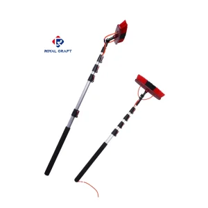 Aluminium Pipe Telescopic Water Fed Pole Cleaning Brush Solar Panel Cleaning Rotating Brush