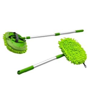 Aluminium Retractable Long Handle Car Wash Brush Mop for Washing Cars Retractable Car Wash Mop