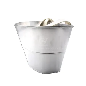 Aluminum Fruit Picking Bucket with Cotton Belt for Harvest Use