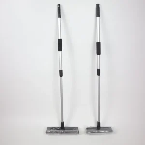Aluminum Pole Window Wiper Telescopic Glass Cleaner Household Double Sided Wiper High Rise Cleaning Tool Mop