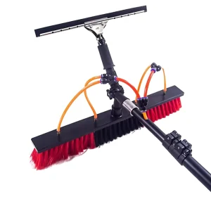 Aluminum Telescopic Handheld Water Fed Pole Solar Panel Cleaning Brush