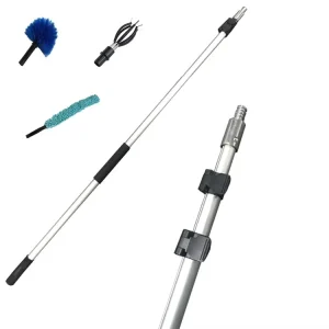 Aluminum Telescopic Pole for Window Cleaning Gutter Cleaning and Hanging Lights