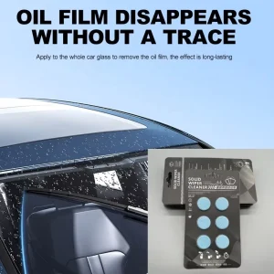 Ammonia-Free Car Wiper Cleaner Tablets for Glass, Windows, and Mirrors