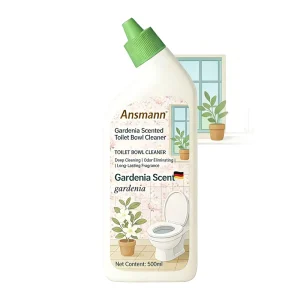 Ansmann Gardenia Scented Liquid Toilet Bowl Cleaner Eco Friendly 500ml Deep Cleaning Stain Removal Odor Eliminating Long Lasting