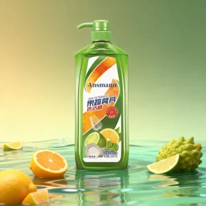 Ansmann OEM Private Label Lemon Extract Eco Friendly Dishwashing Liquid Fresh Scent Deep Cleaning Non Toxic Kitchen Detergent