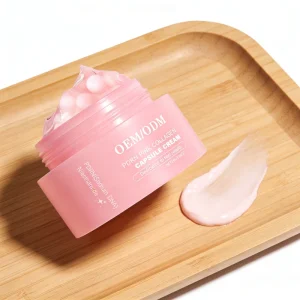 Anti Aging Salmon DNA PDRN Cream Pink Collagen Capsule Facial Treatment Skin Tightening Korean Skincare OEM Ready
