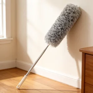 Anti-Dust Microfiber Duster With Extendable Long Pole for Home Cleaning