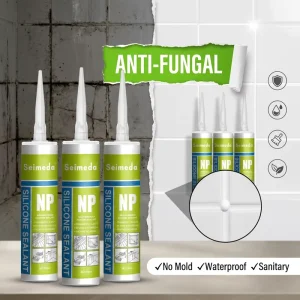 Anti Fungal Neutral Silicone Sealant Sanitary Grade Waterproof Mold Resistant Glue for Kitchen Bathroom Sink Joint Sealing