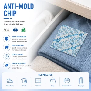 Anti Mold Chip Tablet for Footwear Leather Goods and Textile Products Mold Protection Solution