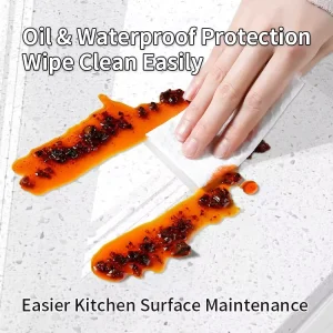Anti Oil Kitchen Film Fire Retardant PET Protective Film High Clear Waterproof Anti Scratch Furniture Cover