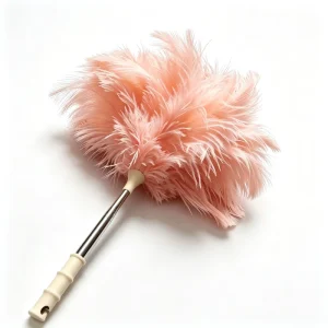 Anti Static Ostrich Feather Duster with Telescopic Handle Household Tool Customizable for Factory Bulk Supply