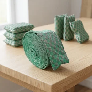 Anti-Static Soft Non-Scratch Semi-Finished Kitchen Cleaning Fabric Raw Roll