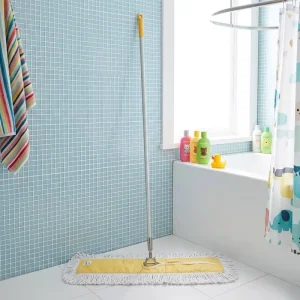 Anti-Static Thickened Cotton Yarn Rectangular-Head Dust Mop for Warehouse Floors
