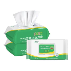 Anti bacterial Skin Wet Wipes Cleaning Saniting alcohols wipes hand