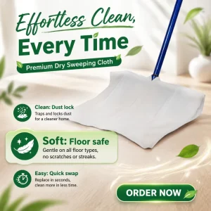 Antibacterial Disposable Non-Woven Wet Floor Wipes for Home Floor Sanitizing