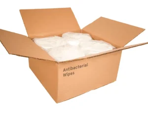 Antibacterial Gym and Fitness Equipment Cleaning Wet Wipes Refillable 1200-Count Bucket
