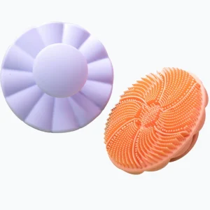 Antimicrobial Flower-Shaped Silicone Face Brush for Sensitive Skin