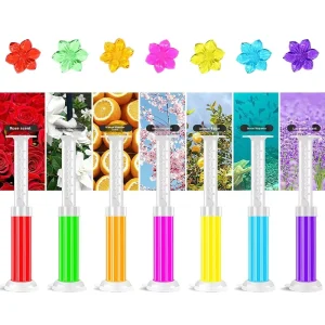 Aromatic Toilet Cleaning Gel Stamp Automatic Toilet Bowl Cleaner Flower Shape Bathroom Odor Eliminator Fresh Scented Gel