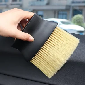 Auto Interior Dust Brush with Soft Bristles for Car Detailing and Dusting
