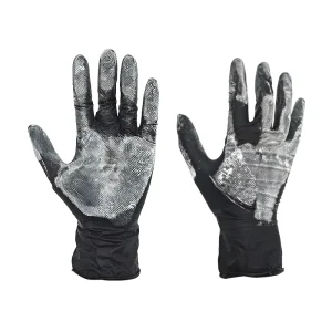 Auto Mechanic Black Diamond Texture Nitrile Gloves Hand Protection Household Oilproof 7g-8.5g 100pcs