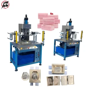 Automatic Bar Soap Stamping Machine with Mold for Small Scale Laundry Toilet Soap Production Embossing Logo Press