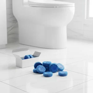 Solid Flush Toilet Cleaner Blue Block, Lasts up to 30 Days