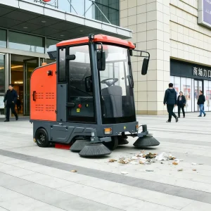 Automatic Electric Ride-On Industrial Battery Floor Sweeper for Mall and Warehouse