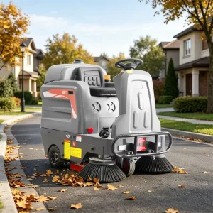 Automatic Electric Ride-On Industrial Floor Sweeper