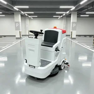 Automatic Industrial Electric Ride-On Floor Scrubber Dryer for Concrete Floor Maintenance